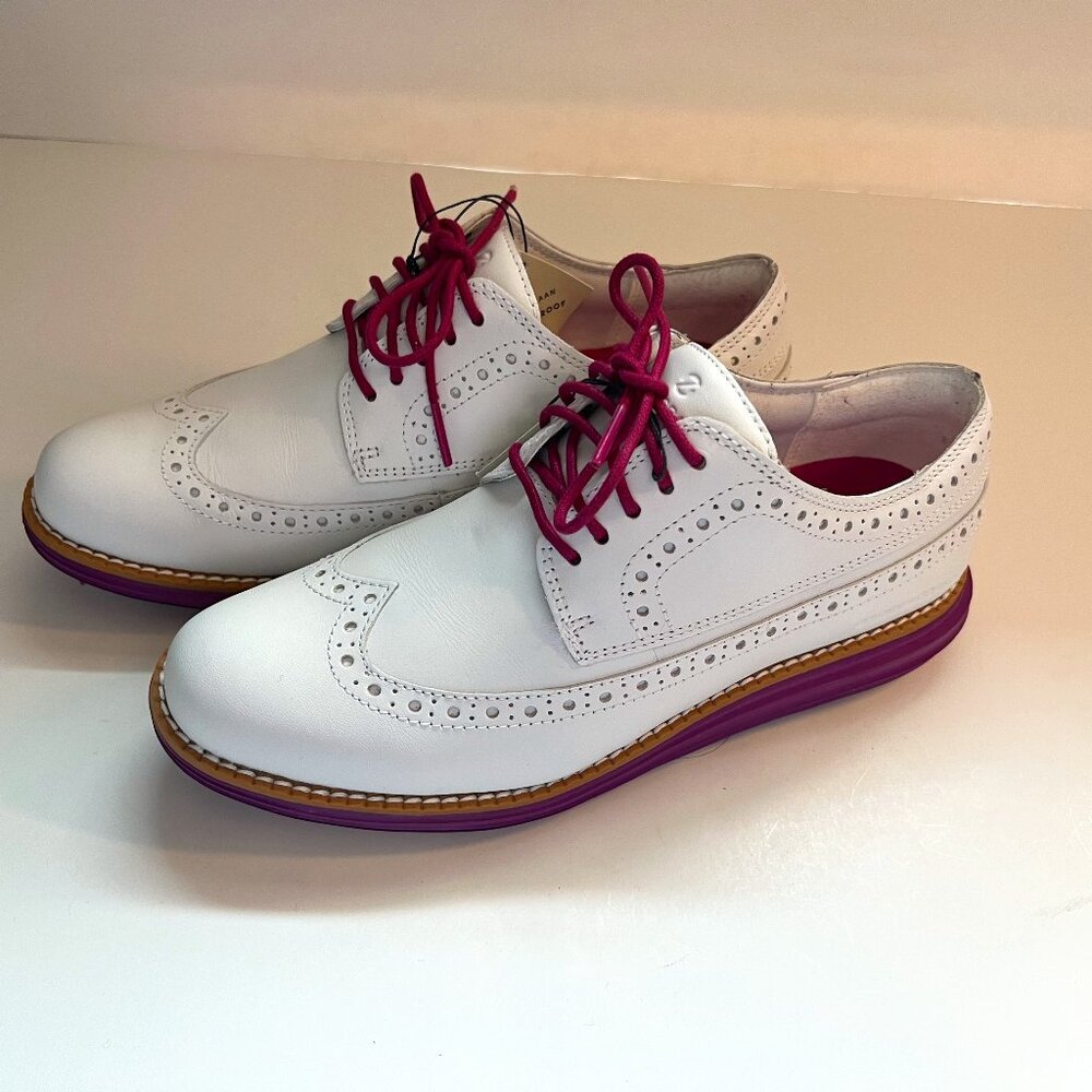 A BRAND NEW Cole Haan Women’s Original Grand Wing Oxford Waterproof Golf Shoes